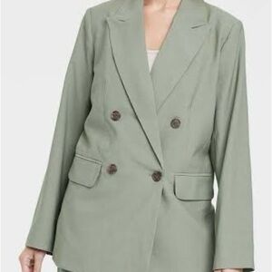 a new day Women's Light Green Blazer